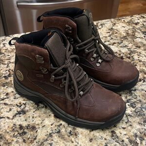 Timberland Men's Dark Brown Leather Boots